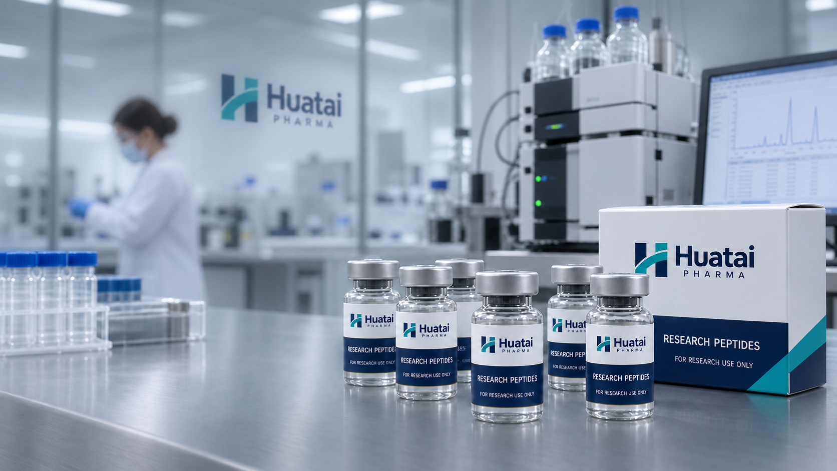 Huatai Pharma research materials brand illustration